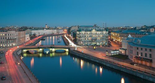 Вечерний Петербург. Фонтанка