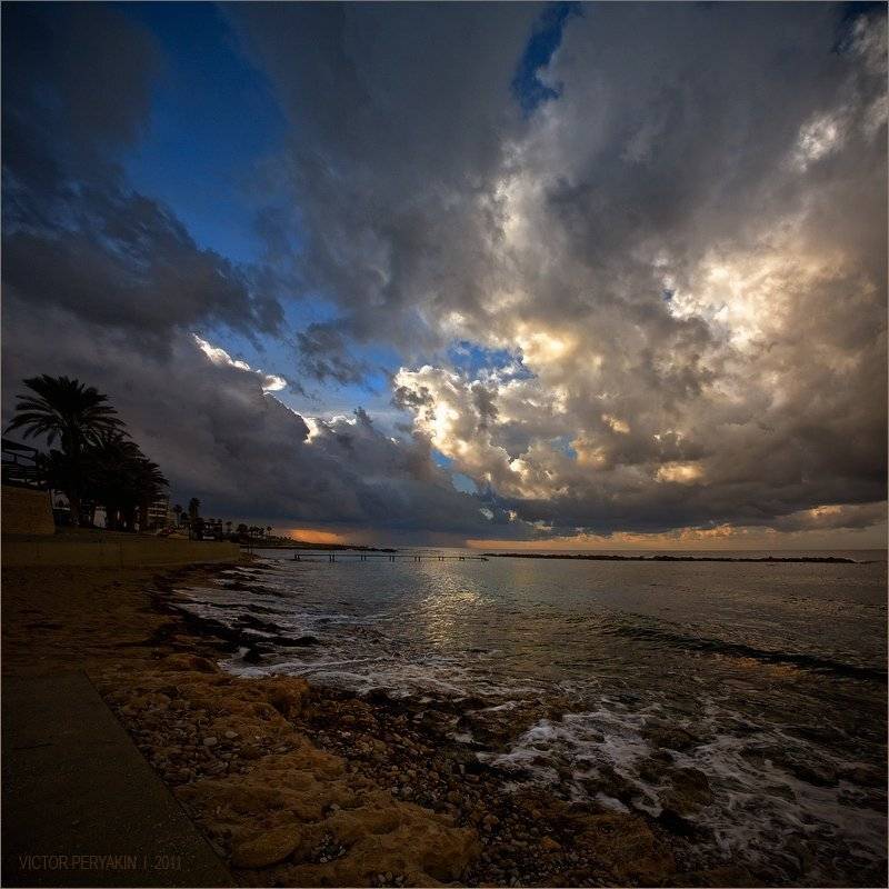 кипр, берег, небеса, релакс, путешествия, прибой, Виктор Перякин