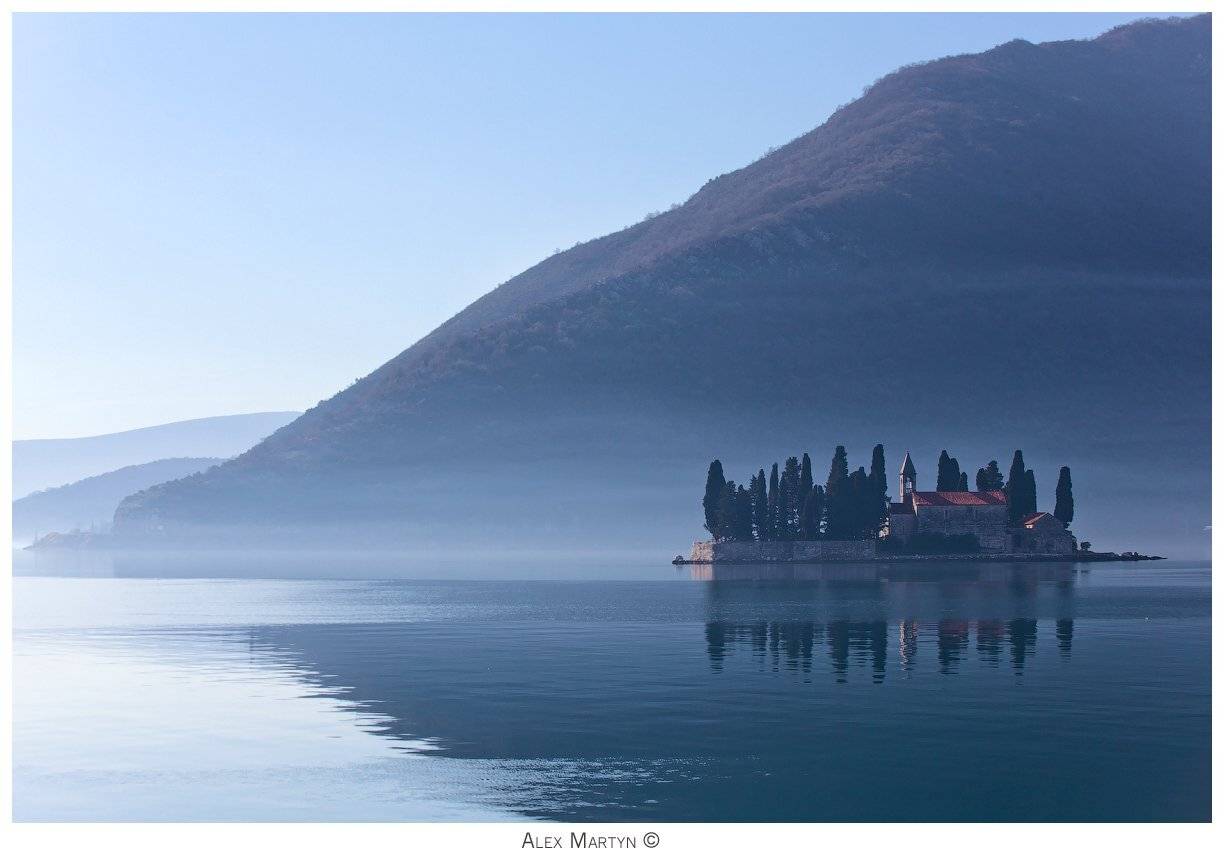 черногория, пераст, море, церковь, Alexander Martynov