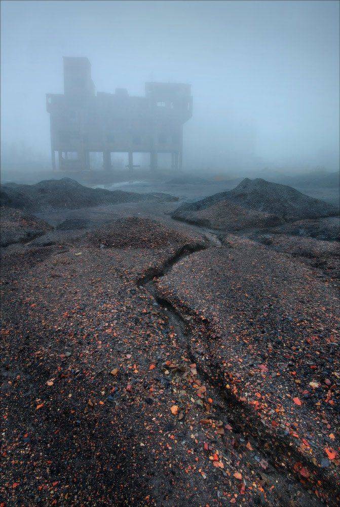 осень, шахта, террикон, Петриченко Валерий