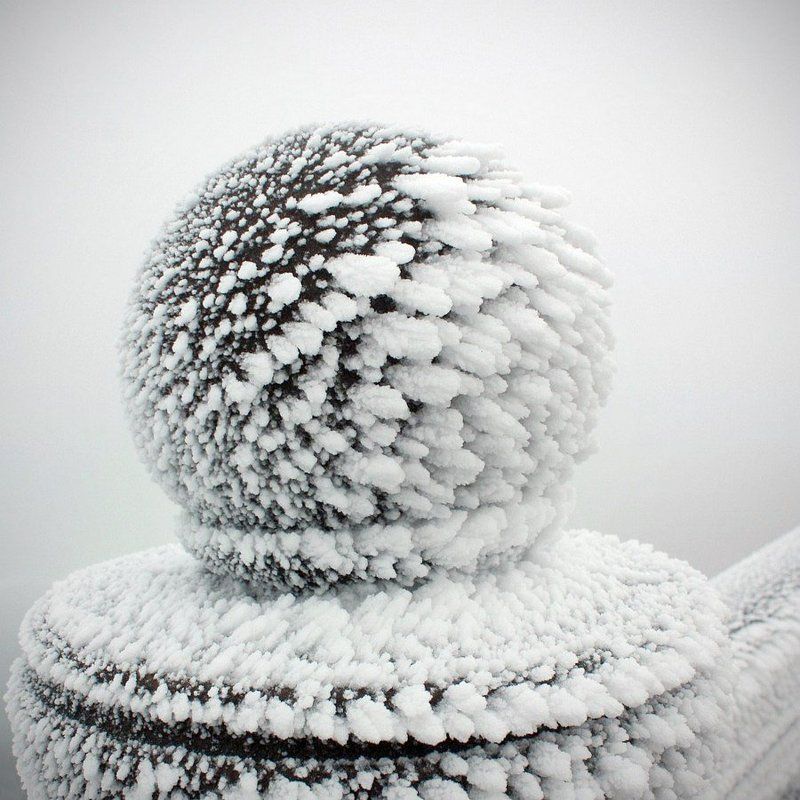 крым, ай-петри, зима, мороз, иней Суровая геометрия. фото превью