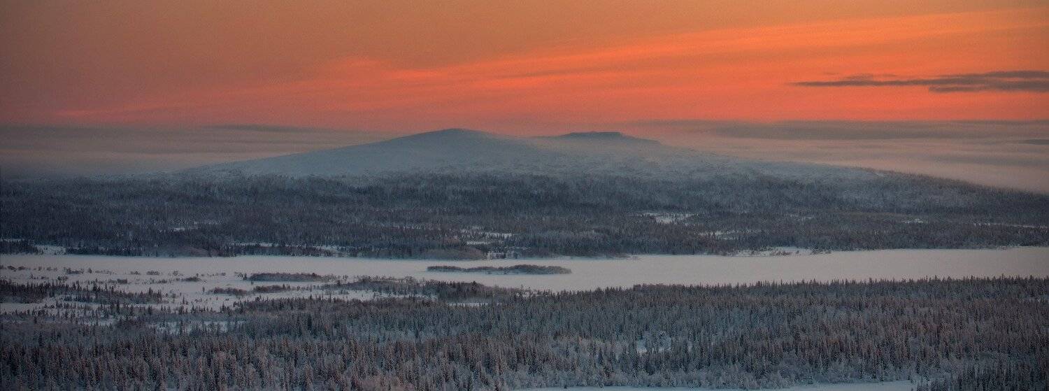 кольский, полуостров, зима, сопка, locus