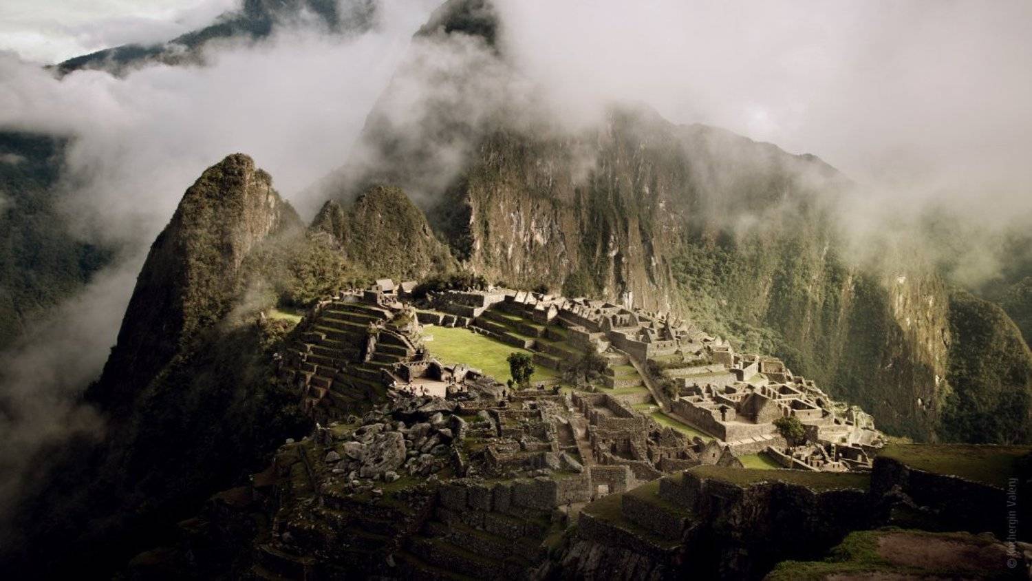 южная америка, мачу-пикчу, machu-pichu, инки, перу, америка, облака, горы, развалины, Валерий Кочергин