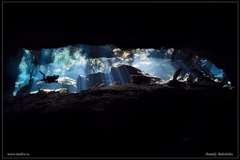 cave chac mool, anatoly beloshchin, seacam Chak Mool (подводное фото) фото превью