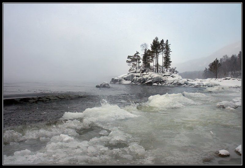 алтай, телецкое, озеро Остров. фото превью