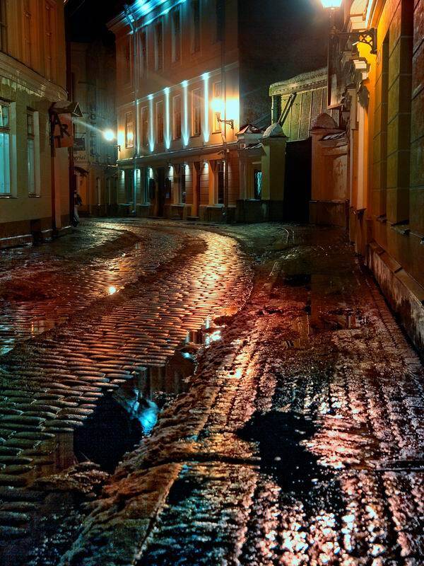 город, пейзаж, ночь, музыка, николай дмитрук