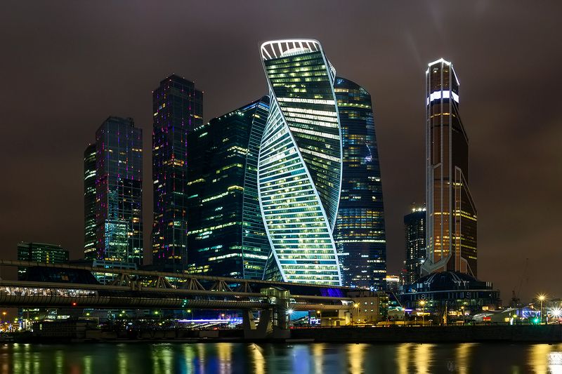 Огни ночного города... фото превью