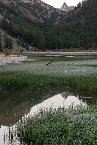 Morning at Lac des Sagnes  - Утро на озере Сань