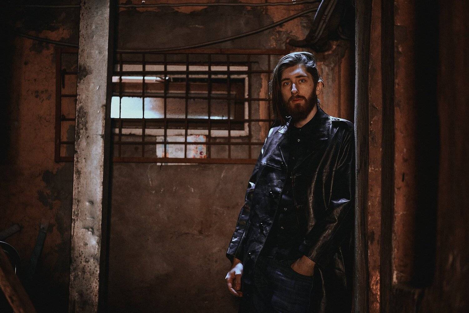 portrait, colour, eyes, man, beard, Павел Соколов