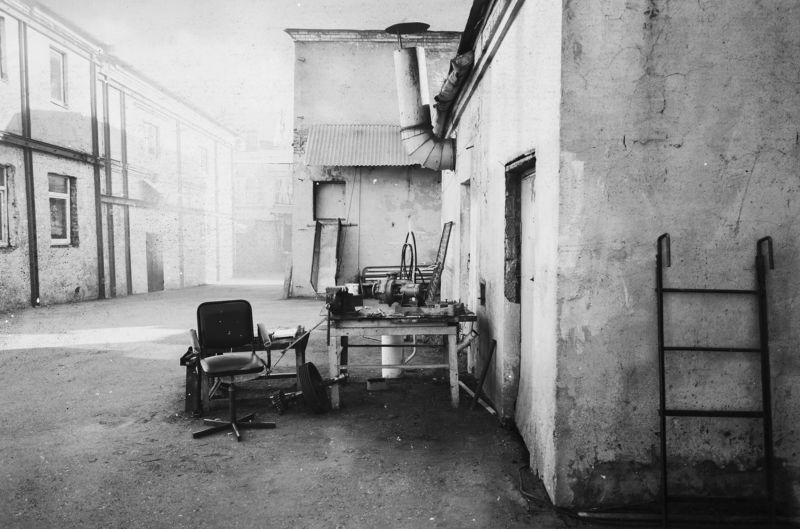 фабрика, монохром, чб. ч\\\\б, черно-белое, анна салтыквова, двор *** фото превью