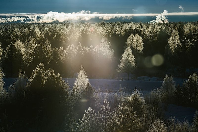 Северная зима фото превью