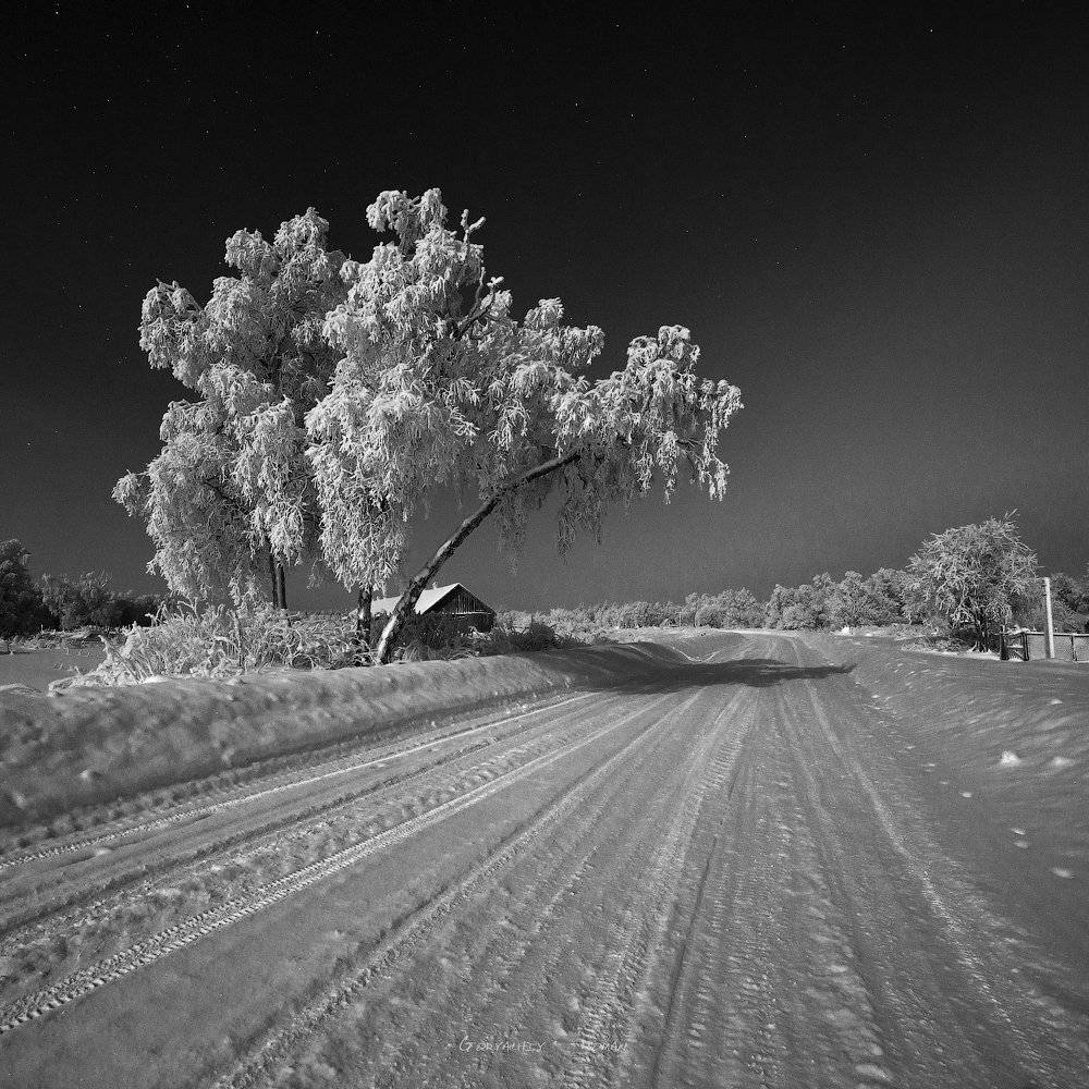 север, кольский, хибины, заполярье, ночь, Роман Горячий