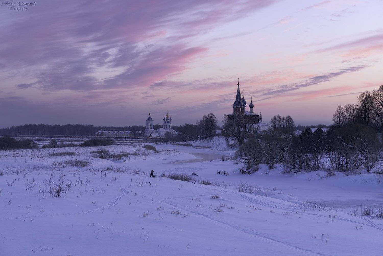 дунилово, ивановская область, русская зима, теза, провинция, храмы, православная русь, русь, зима, зимний пейзаж, Николай Сапронов