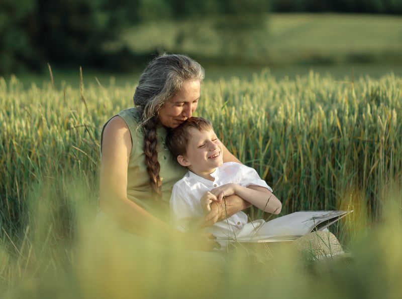 Летний вечер фото превью