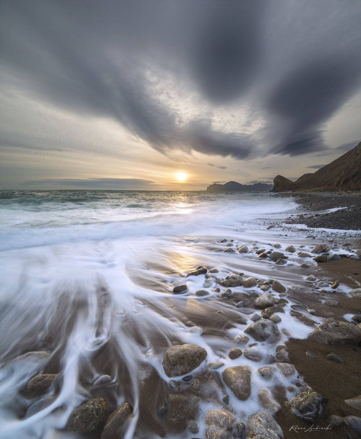 крым, роман любимский, закат, пейзаж, крым, природа, море, кара-даг, Роман Любимский