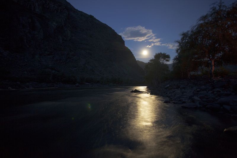 Алтай, ночь  Moon river  фото превью