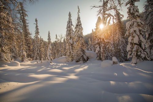 Крещенские прогулки по Сибирски..!