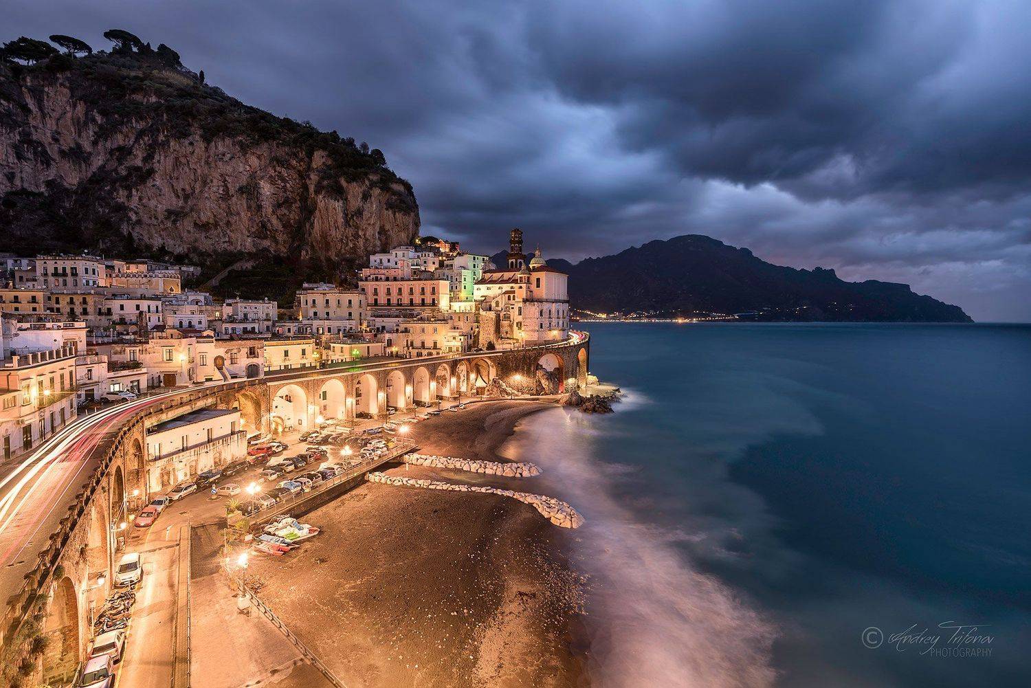 Atrani, Amalfi, Amalfi coast, Italy, cityscape, Andrey Trifonov