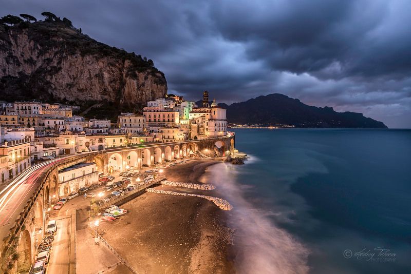Atrani, Amalfi, Amalfi coast, Italy, cityscape Atrani фото превью