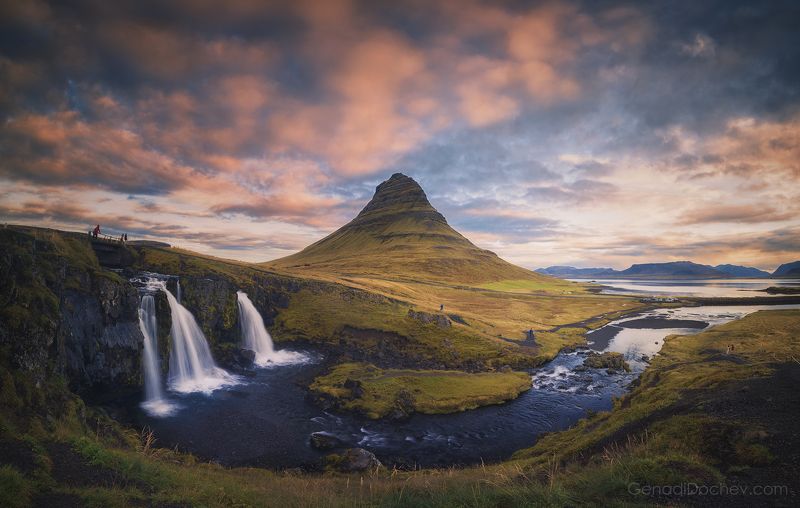 landscape, nature, iceland, пейзаж, природа Kirkjufell фото превью