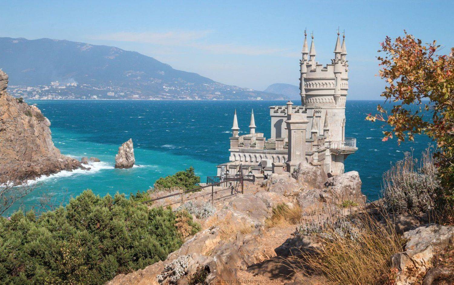 крым, гаспра, ласточкино генездо, ай-тодор, море, Виктор Климкин
