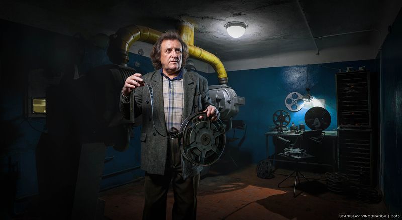 портрет, профессии, работник, кино Работник кинорубки фото превью