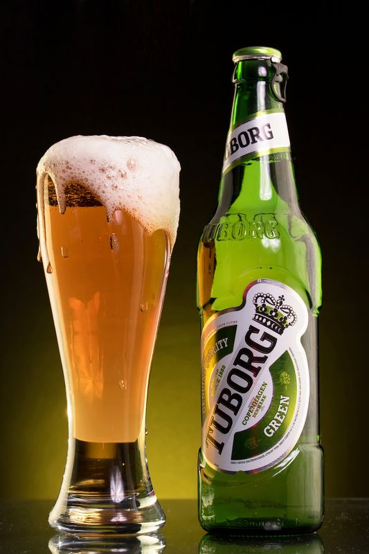 glass, studio, Алкоголь, бокал, бутылка, капли, Мелитополь, напиток, пена, пиво, реклама, стекло, студия, Alcohol, bottle, drops, фотограф Мелитополь, beer, melitopol, tuborg, туборг, реклама, beer,  Пиво фото превью