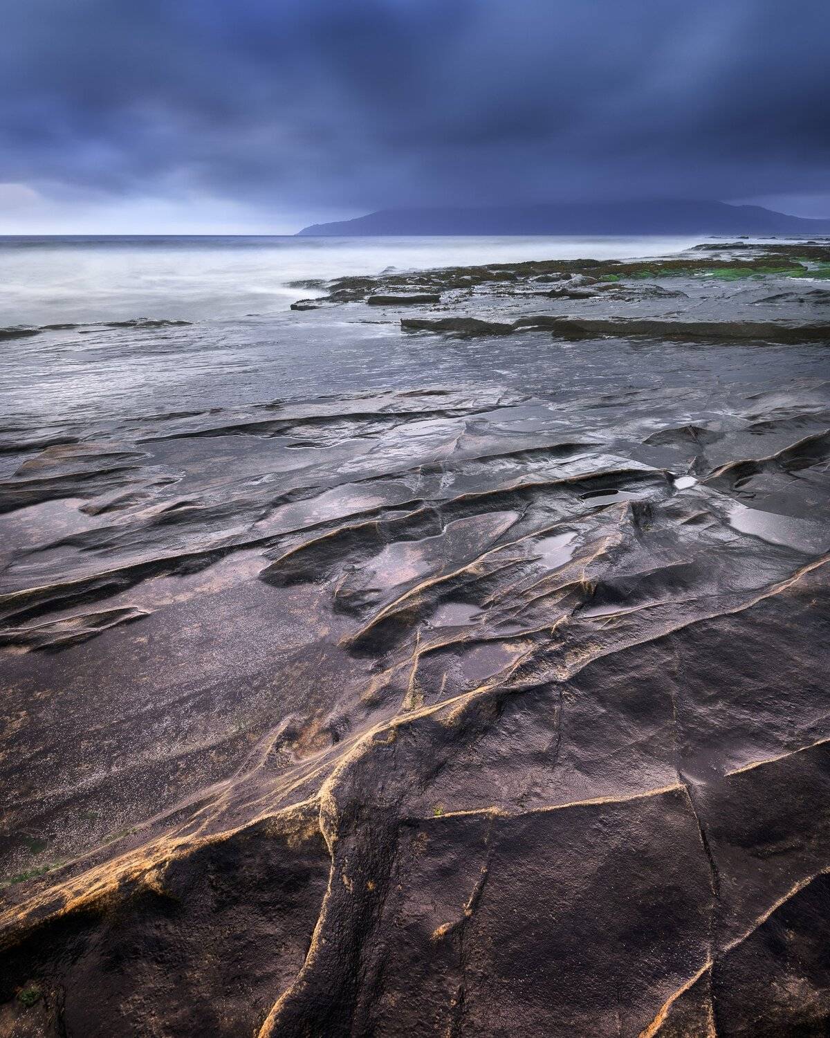 bay, beach, beautiful, blue, cliff, clouds, coast, coastal, dusk, eigg, europe, evening, golden, highlands, island, isle, kingdom, landscape, lochaber, nature, ocean, overcast, pebbles, rain, rainy, rhum, rock, rocky, rum, scenic, scotland, scottish, sea,, Andrey Omelyanchuk