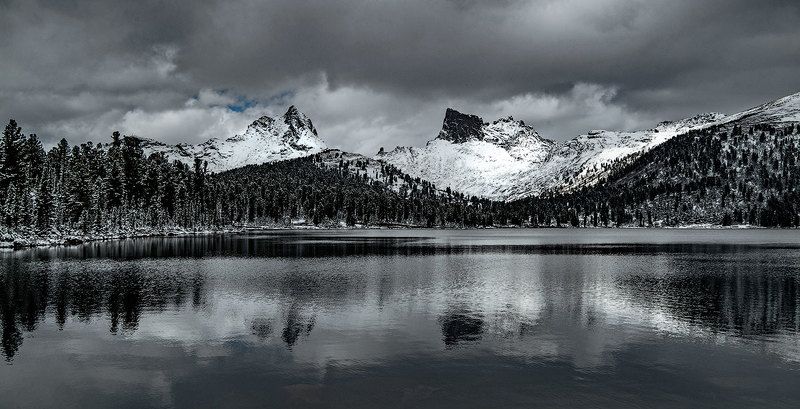 Ергаки. Озеро Светлое в сентябре фото превью