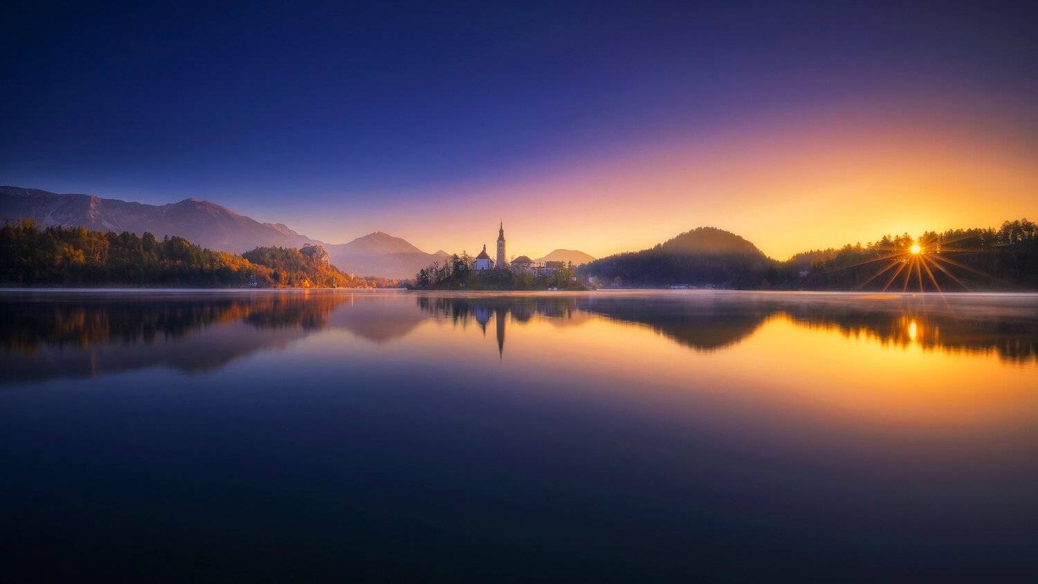 bled slovenia reflection sunstar europe, Roberto Pavic