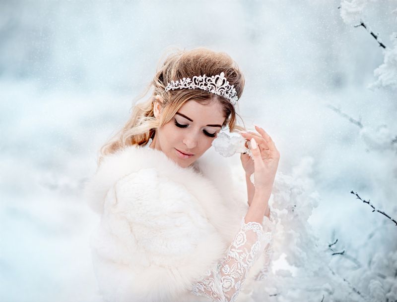 снег, снежная королева, девушка, сказка My Snow Queen фото превью