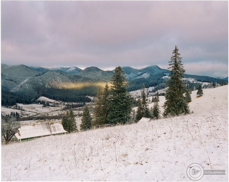 Снежное утро в Карпатах №2 фото превью