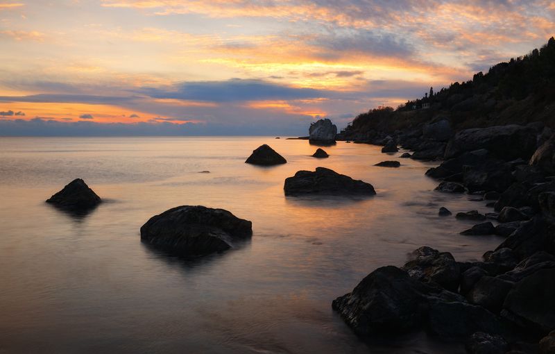 закат, море, кацивели Зима в Крыму. фото превью
