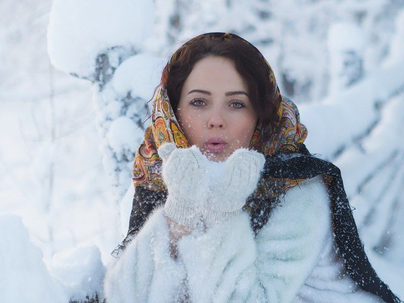 девушки,позы,север,пробы,красота,студия,печора,коми,лес,мороз Ирина фото превью