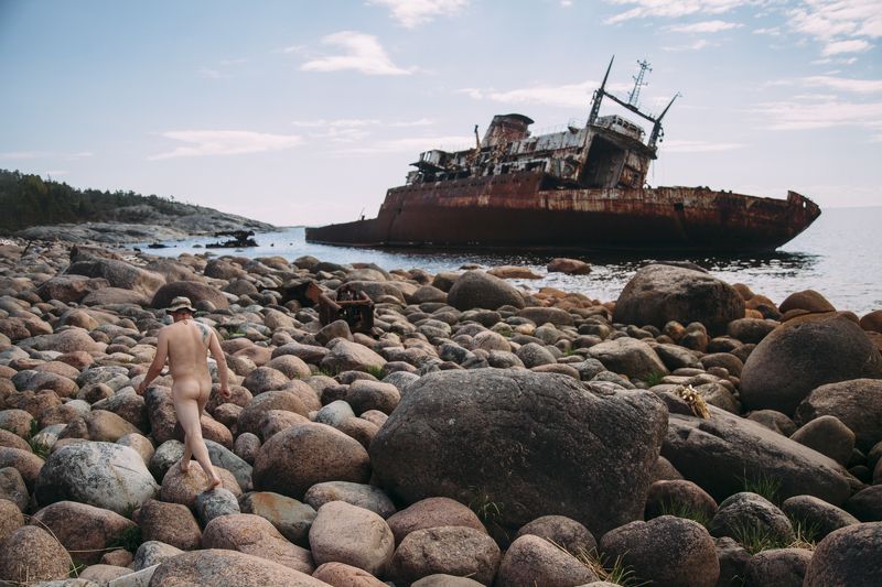 остров, корабль Дорога до бани фото превью