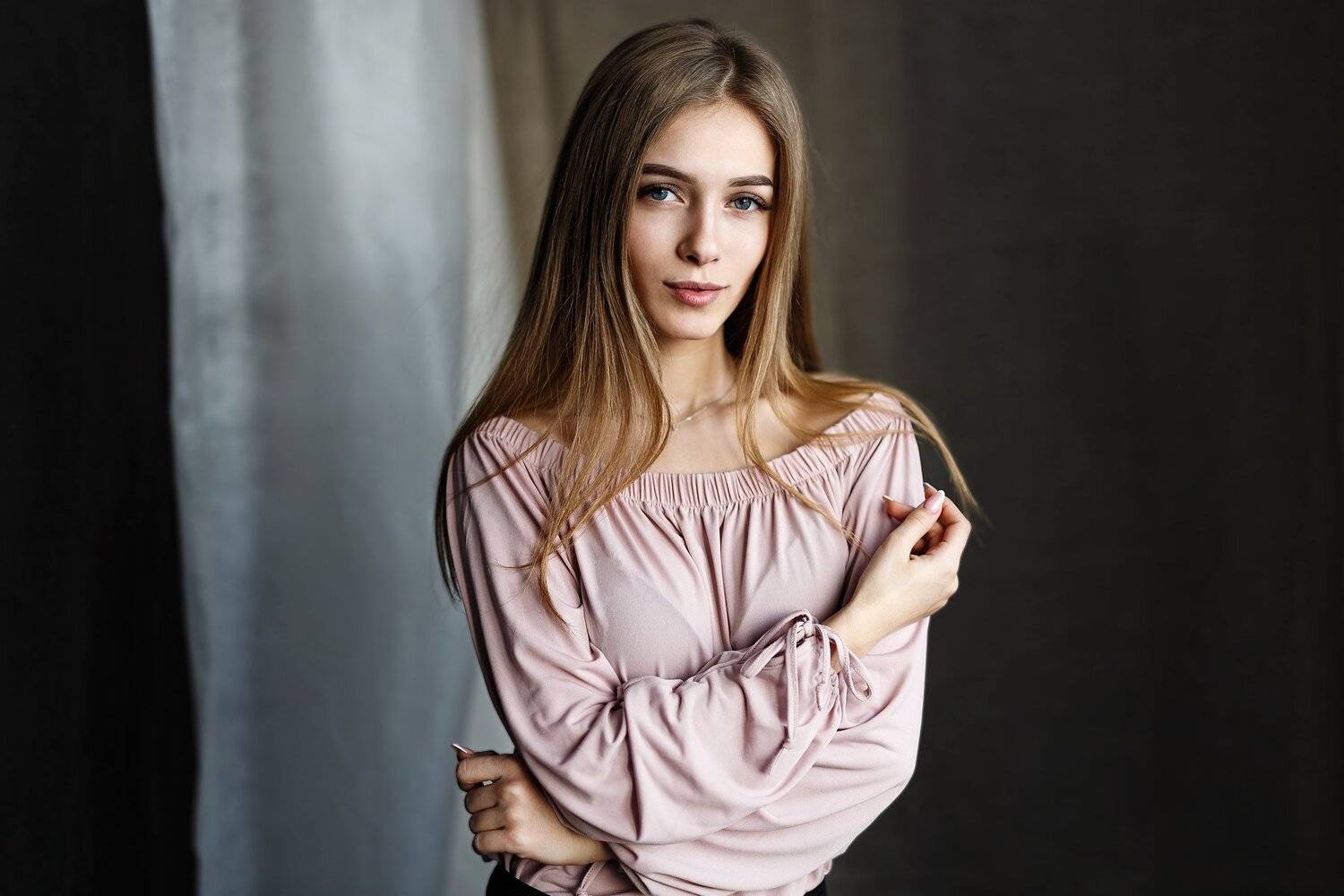 portrait, girl, people, color, eyes, light, девушка, studio, студия, портрет, head, свет, человек, эмоции, цвет, фотосессия, Иван Лосев