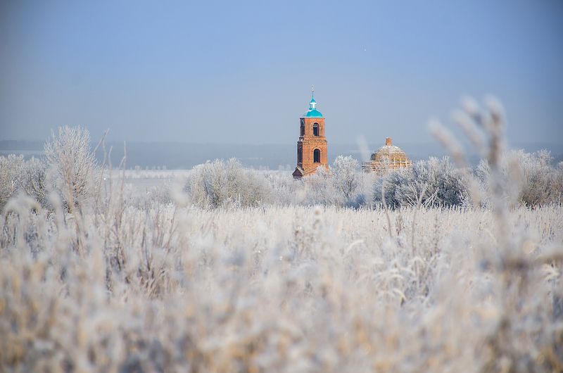 Утро у реки с.Голиково фото превью
