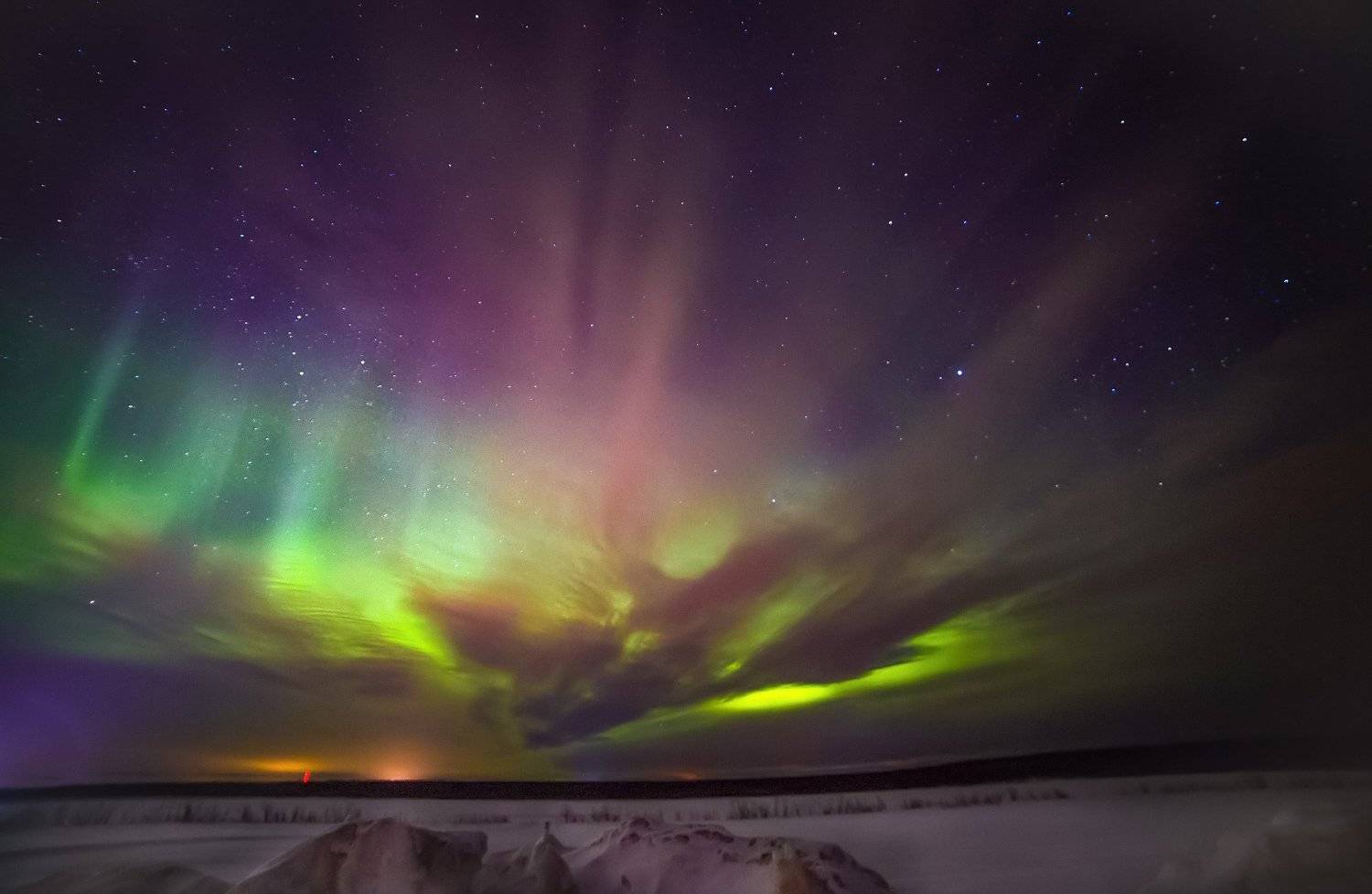 север,ночь,природа,северное сияние,зима,краски,печора,коми,north,night,nature,northern lights,winter,paint,pechora,komi republic, Игорь Триер