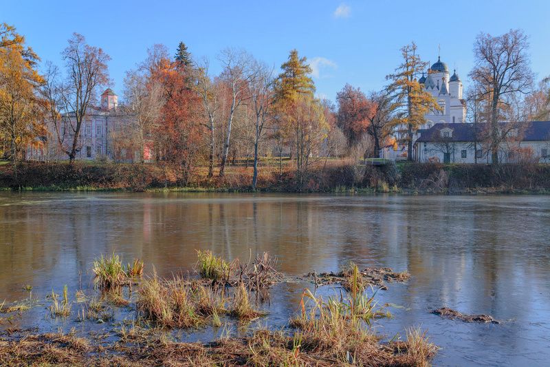 вязёмы, голицын, пушкин, усадьба, осень, река Усадьба Большие Вязёмы фото превью