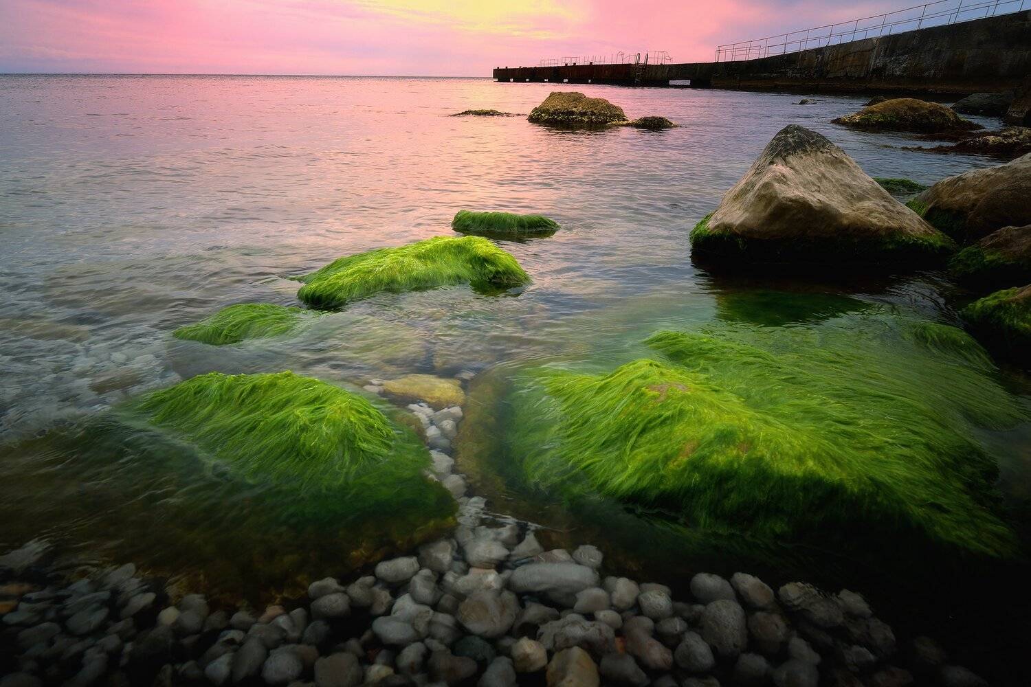 крым, берег, море, закат, crimea, sea, sunset, Алексей Никонов