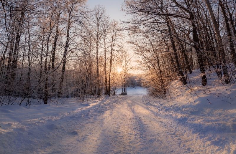 снег, зима, нижний новгород, солнце Теплеет фото превью