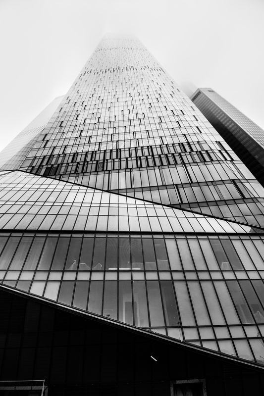 город, пейзаж, архитектура, зима, москва, россия Башня ОКО фото превью