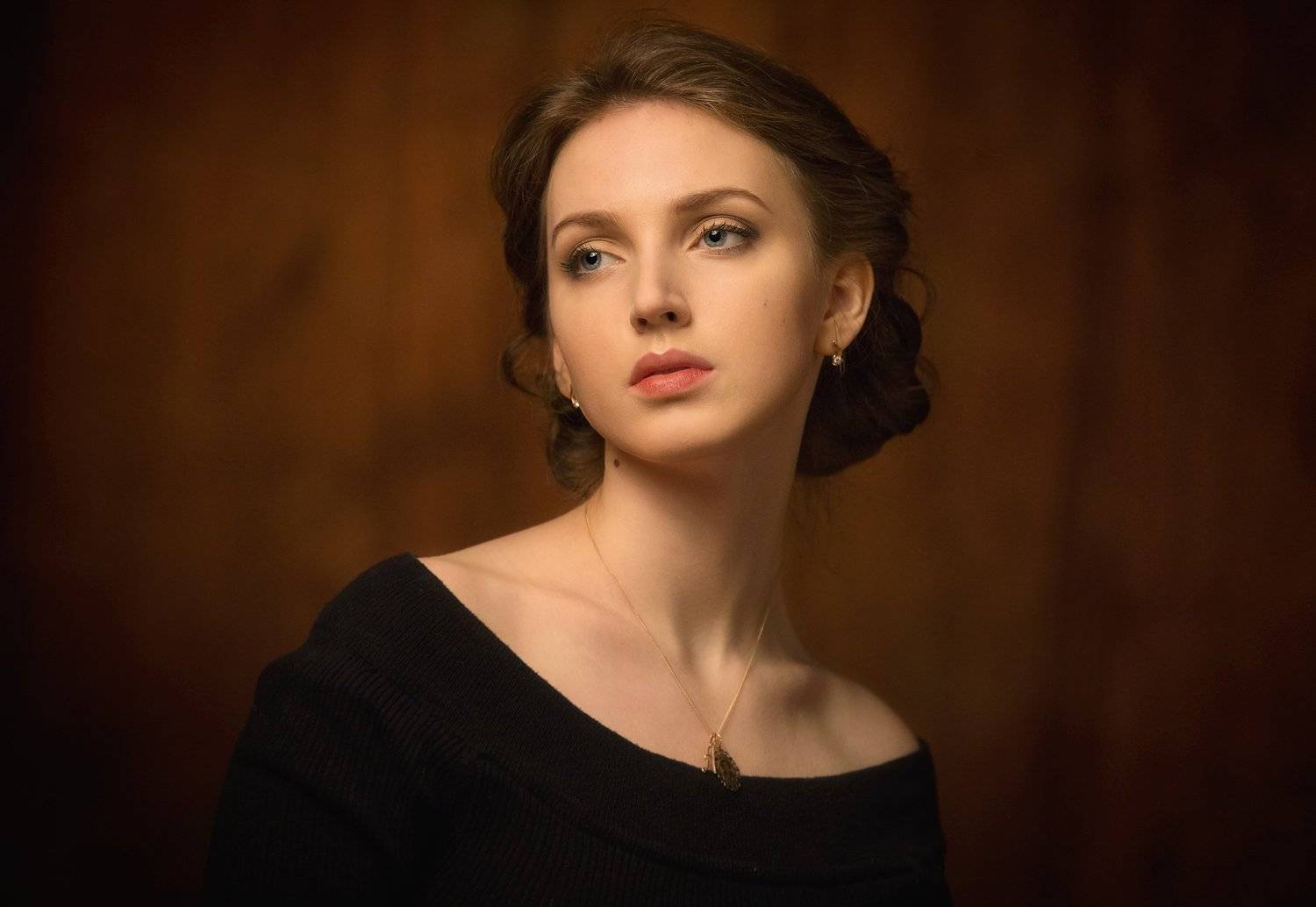 портрет, девушка, Алексей Назаров