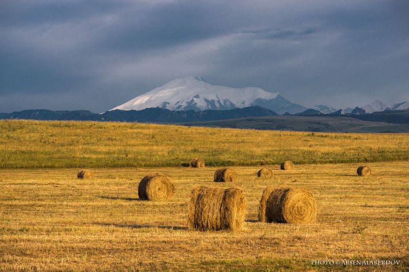 ОСЕННИЙ ПЕЙЗАЖ С ЭЛЬБРУСОМ фото превью