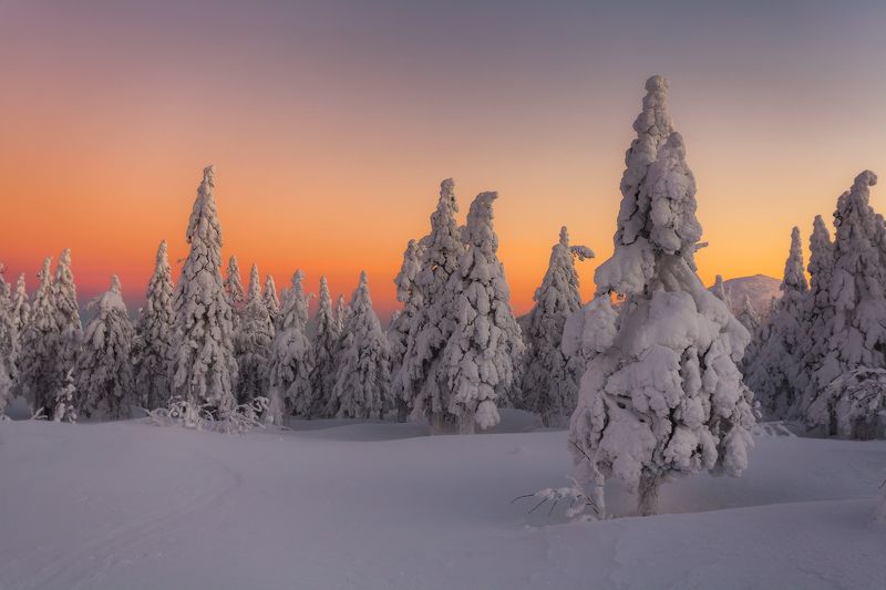 таганай, рассвет, зима, златоуст, урал,  t_berg Немного об эротике в пейзажной фотографии фото превью