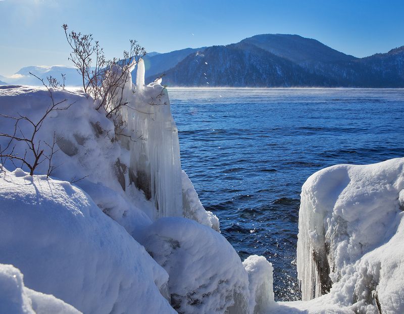 телецкое озеро, алтай яйлю Новогодний наряд фото превью