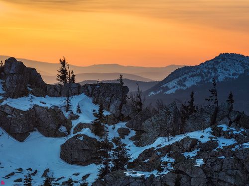 Ицыл. Южный Урал. Январь 2018.