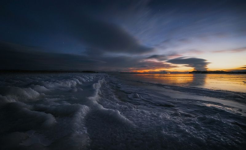 байкал, декабрь... Когда уходит день… фото превью