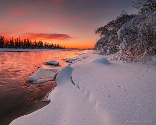 Январские закаты.