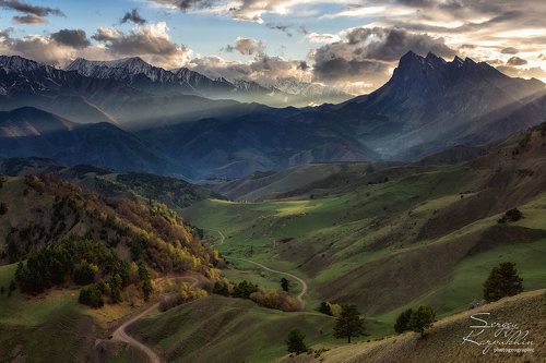 В горах Ингушетии. Вариант 2.